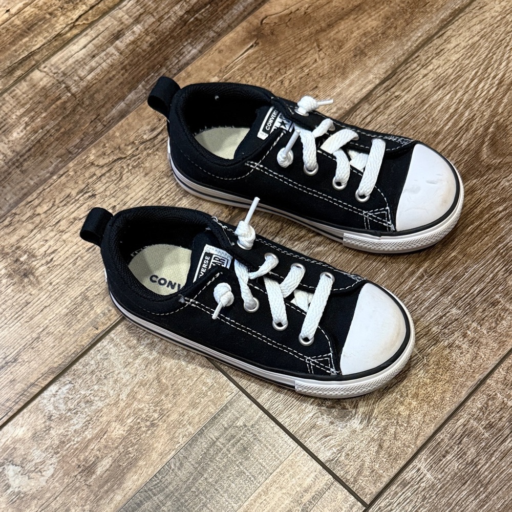 Converse Kids Classic Black and White Sneakers
